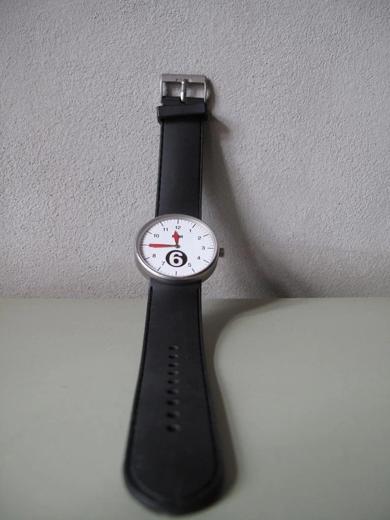 BRAUN Dieter Rams Big Six BN0024WHBKG Wrist Watch Extremely Rare