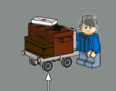 LEGO 76405 Albus Severus Potter Minifigure Luggage Epilogue Hogwarts Express CE