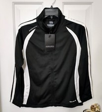 Boys Track Jacket Size Medium 8 Stormtech Performance Black NEW