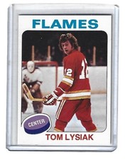 RARE 1975 OPC FACTORY BLANK BACK PROOF  -  TOM LYSIAK MINT !!!!