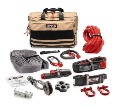 Factor 55 Vehicle Recovery Kit - Silver Borah