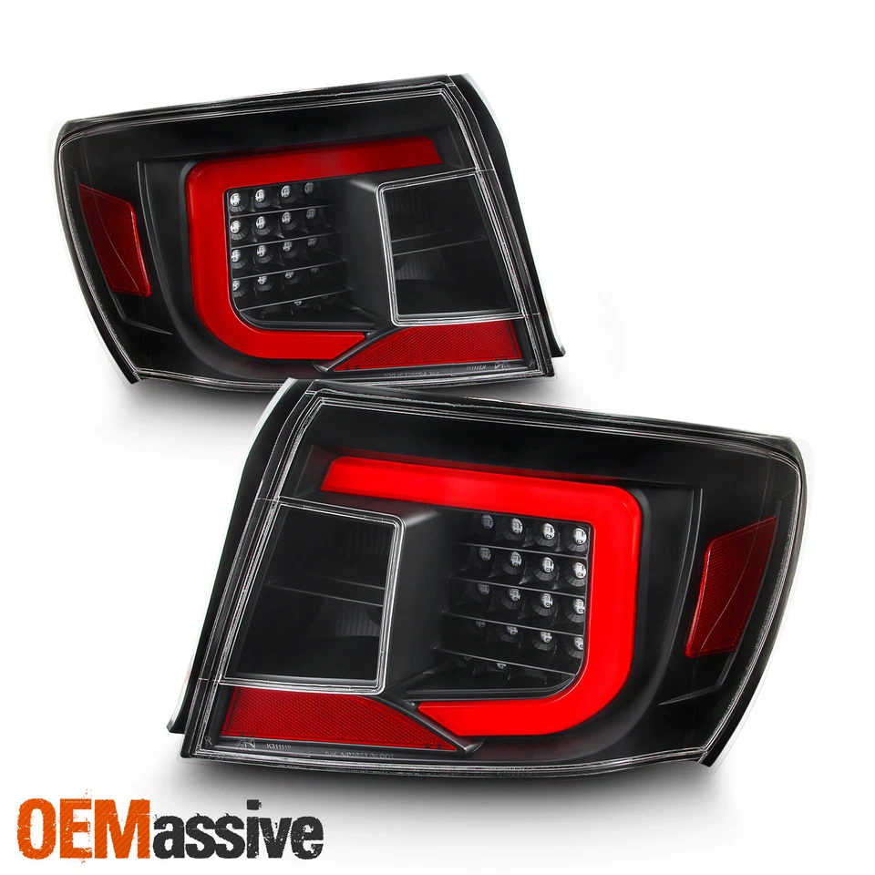 For 2008 2009 2010 2011 Subaru Impreza/WRX Sedan LED Bar Tail Lights - Black - Image 3 of 4
