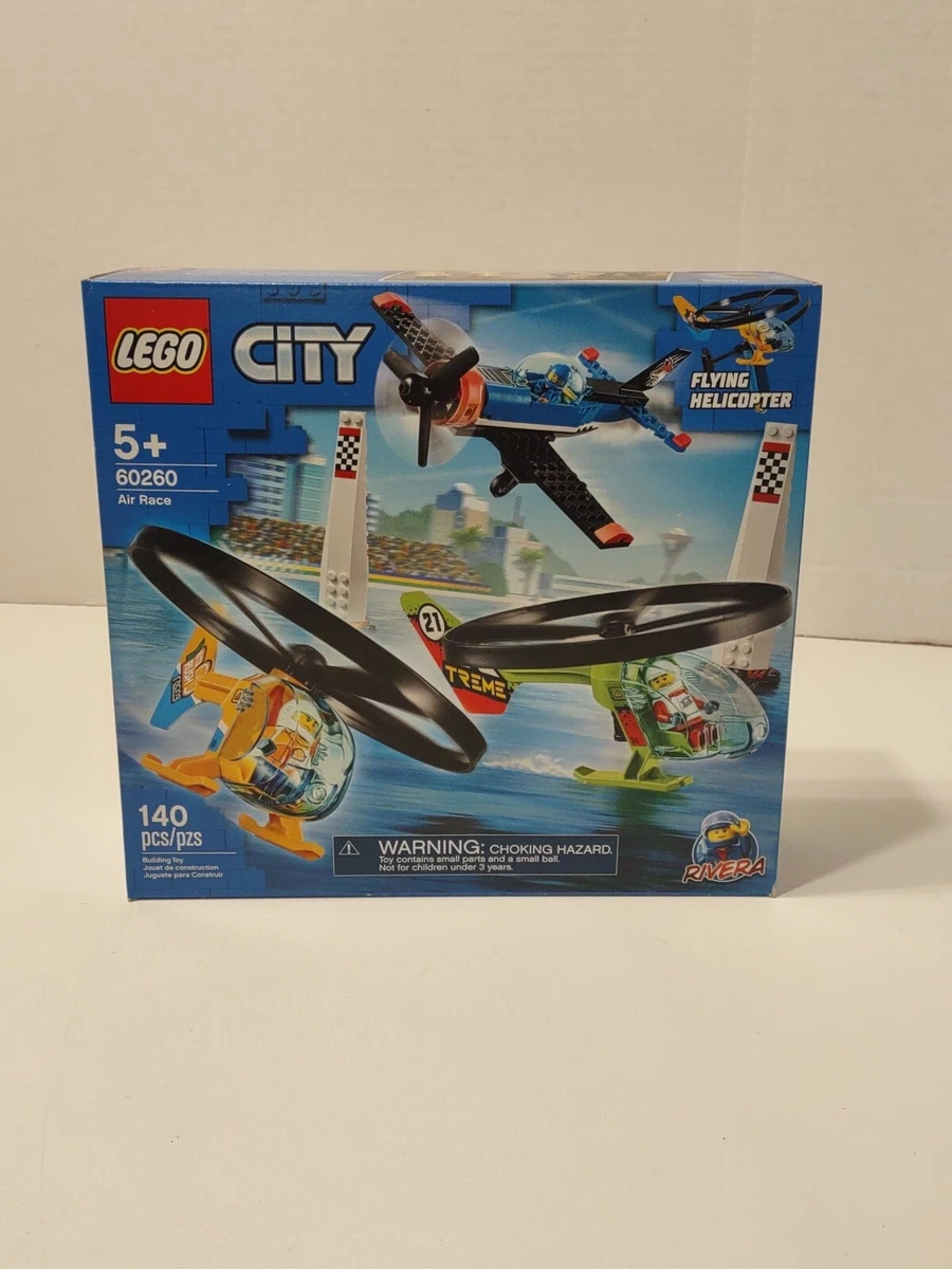 Lego City Air Race Building Toy Helicopter 60260 Brand New Sealed Package