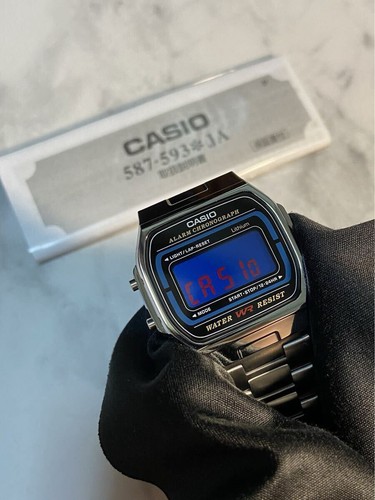 New Custom LCD CASIO A164WA-1 Energy Color Inverted LC Unisex Watch New in Box - Picture 4 of 10