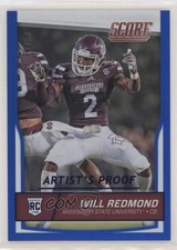 2016 Score Rookies Jumbo Artist's Proof 12/50 Will Redmond #423 0f6