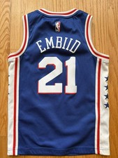 Nike Philadelphia 76ers Joel Embiid Icon Edition Home Jersey Youth Small