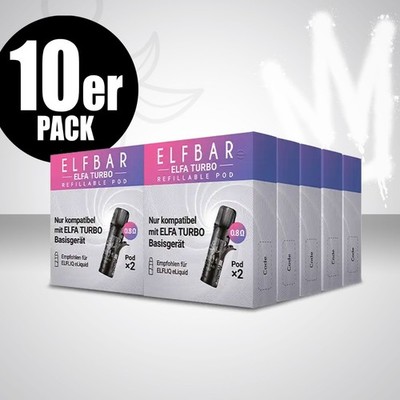 10x2 ELFBAR ELFA I E-Zigarette Pod-System 2x ''LEER'' Refillable Pod | Nachfüllbar