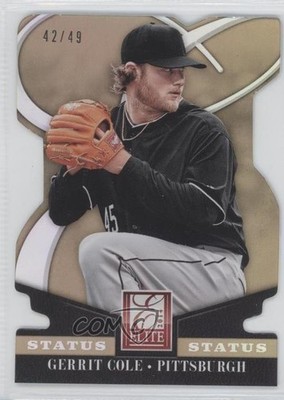 2014 Panini Donruss Elite Status Gold Die-Cut 42/49 Gerrit Cole #40 b9e