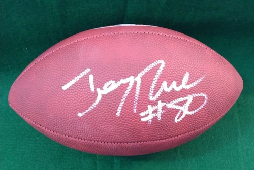 Jerry Rice autographed signed Franklin NFL LOGO Football COA #3102619  AUTO