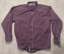 Ariat Pro Series Plaid Button Down Shirt Men's Size Large Western