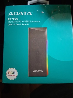 ADATA Aluminum USB-C M.2 PCIe NVMe SSD Enclosure = EC700G