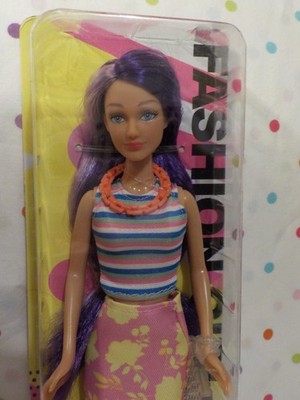 NEW Gorgeous Defa Lucy Fashion Doll, Cute Outfit,Purple Hair,Jewelry,shoes,Colle