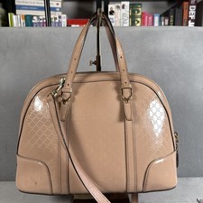 Gucci GG Shoulder Bag Beige/Pink Leather