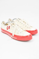 Converse Comme des Garçons PLAY Chuck Taylor All Star niedrige rote Sohle Sne...
