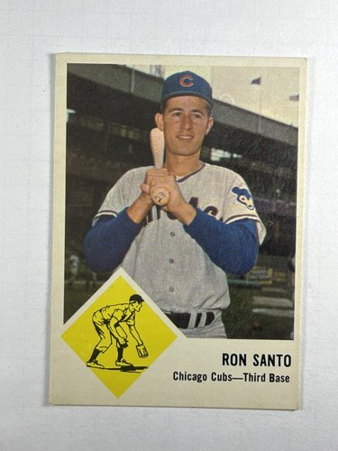 Ron Santo #32 1963 Fleer card