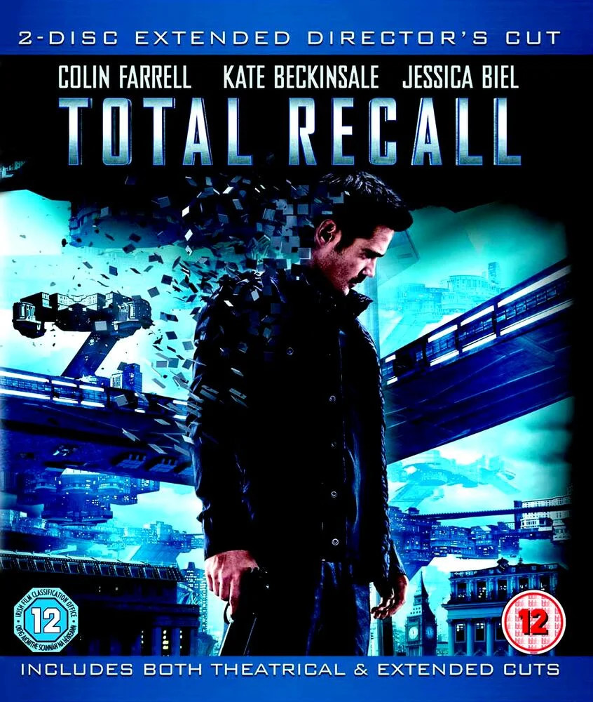 Total Recall (2012) Extended Directors Cut (2 Discs) Blu-Ray