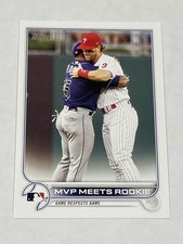 2022 Topps Baseball #367 - MVP Meets Rookie -