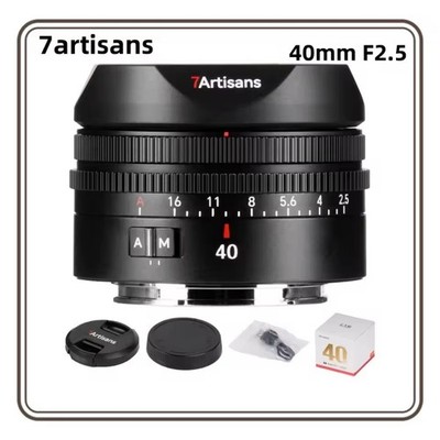 7artisans AF 40mm F2.5 Auto Focus Full Frame Prime Lens for Sony E-mount Cameras