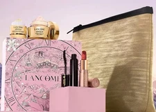 Lancome Absolue 5pc Skincare & Makeup Travel Gift Set, NEW