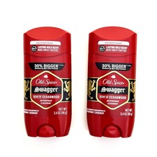 2 PACK : 3.4Oz Old Spice Swagger Cedarwood Solid Antiperspirant