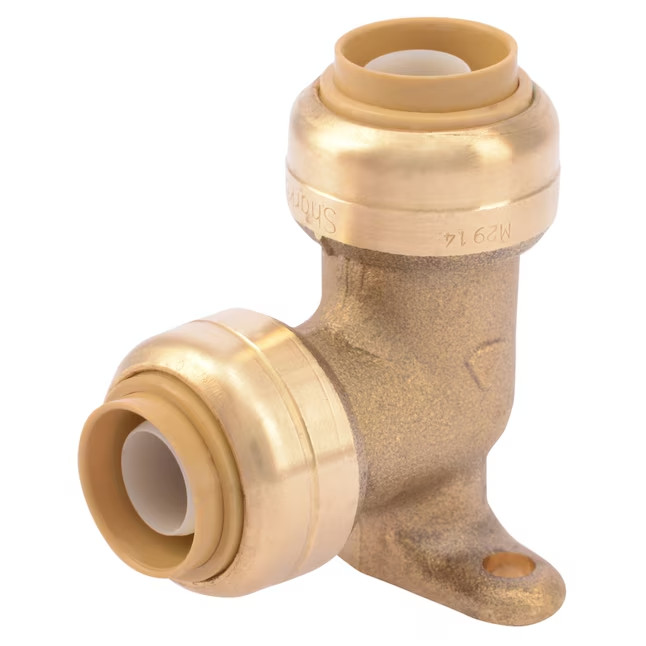 SharkBite 1/2-in Push-to-Connect 90-Degree Drop Ear Elbow - U249LFA