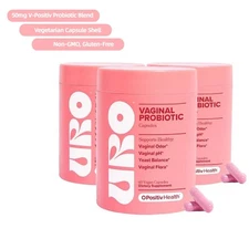 3 PACKS URO O Positiv Vaginal Probiotics For Women PH Balance 180 Capsules