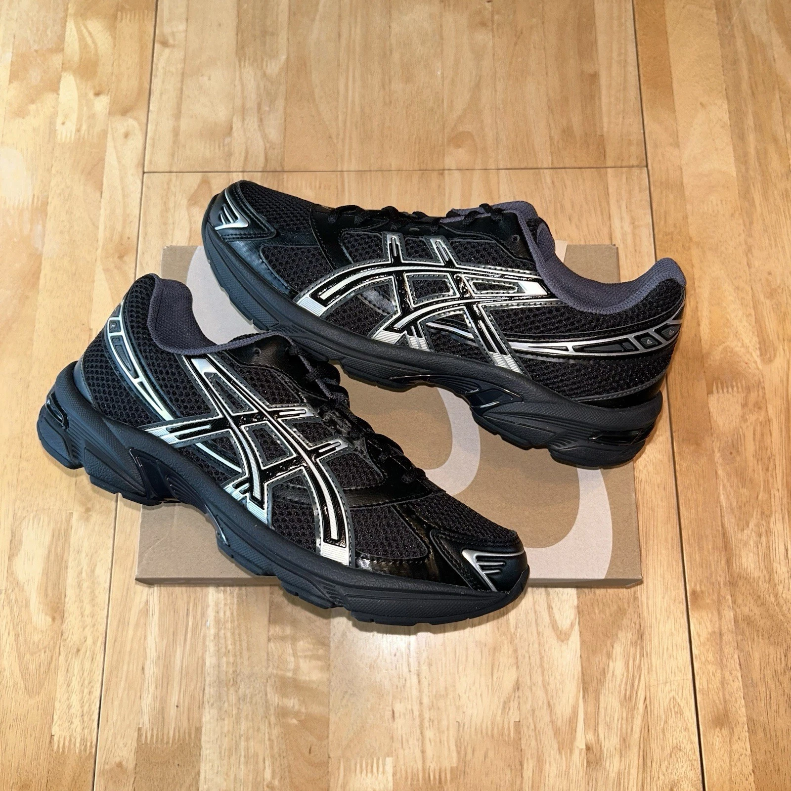 Taglia 7 5 ASICS Gel 1130 Nero Argento Puro