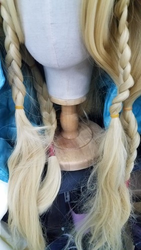 Delicious in Dungeon Marcille Cosplay Costume Vestito con Parrucca Outfit - X-Large - Foto 17 di 17