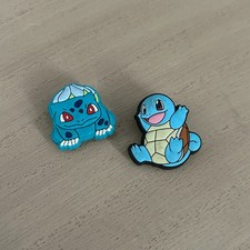 Pokemon Croc Charms Set Of 2 Shoe Jewelry Bulbasaur Squirtle FREE SHIP