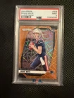 2024 Panini Prizm Drake Maye Orange Lazer Prizm Rookie RC #329 PSA 9 Patriots