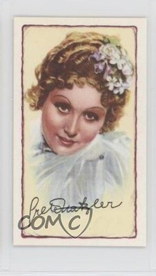 1935 Gallaher Signed Portraits of Famous Stars Tobacco Grete Natzler #41 1hm6