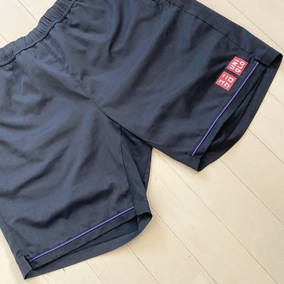ユニクロ　2022年モデル　全米オープン UNIQLO Roger Federer 2022 US Open Tennis Shorts Size M Rare Black