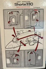 Shorts 330 Airline Safety Card