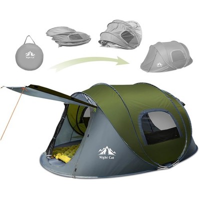 Wurfzelt 2 Personen  Camping Zelt Outdoor leicht aufbaubar