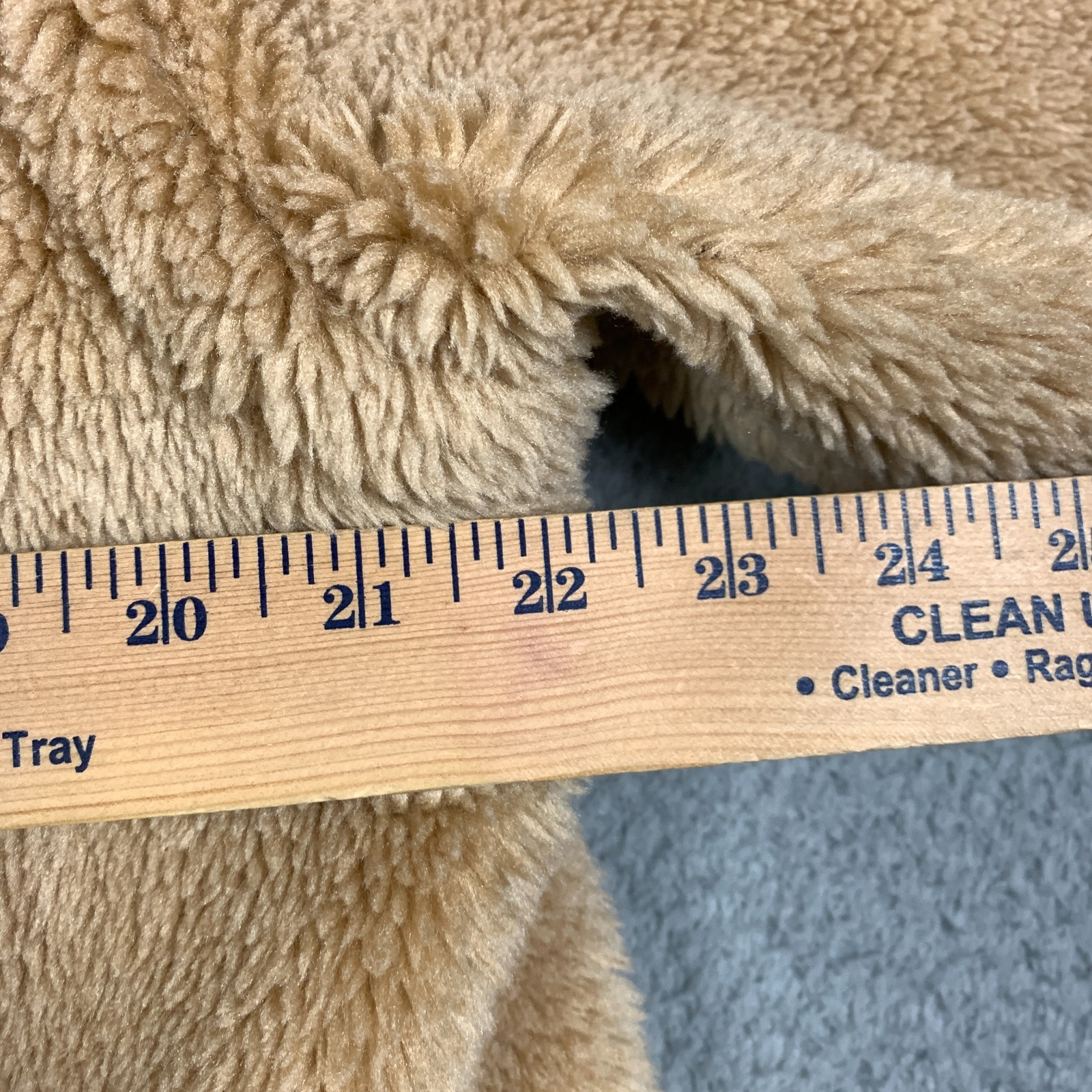 Alo Yoga Trench Coat Women's XXS 2XS Camel Oversized Sherpa Foxy Teddy Jacket image 6