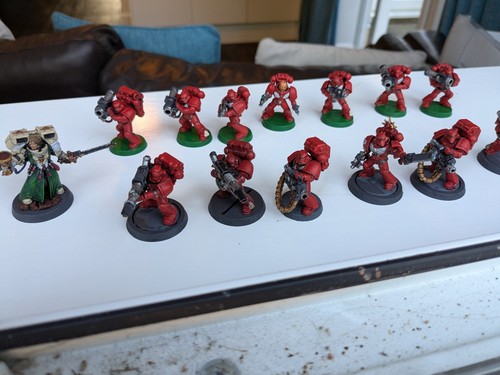 40k Blood Angel Devastator Marine lot - Picture 5 of 11