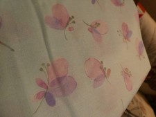 Butterfly Flowers Fabric 3.6 Yards