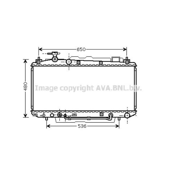 KüHler MotorküHlung FüR Toyota RAV 4 II CLA2_ XA2_ ZCA2_ ACA2_-image