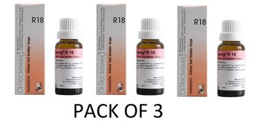 Dr Reckeweg R18 Drops 22ml ×3 | Natural Bladder Ease & Urinary Comfort Blend