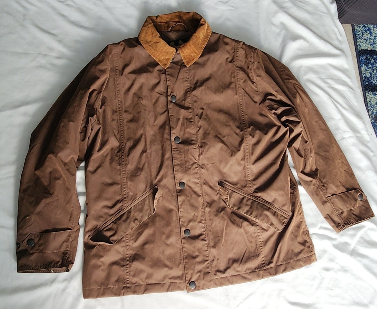 Rare Vintage barbour 3 Crown Coat/ Jacket Wax Newdale Size XL