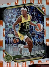 2025 Panini Prizm WNBA #125 Erica Wheeler WNBA Logo Prizms