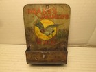 RARE DRAKES PALMETTO WINE MEDICINE TIN MATCH SAFE ADVERTISING SIGN OLD $295 !!