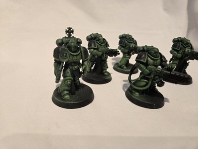 Games Workshop Warhammer 40K Space Marines Sternguard Assembled Painted Lot (5)