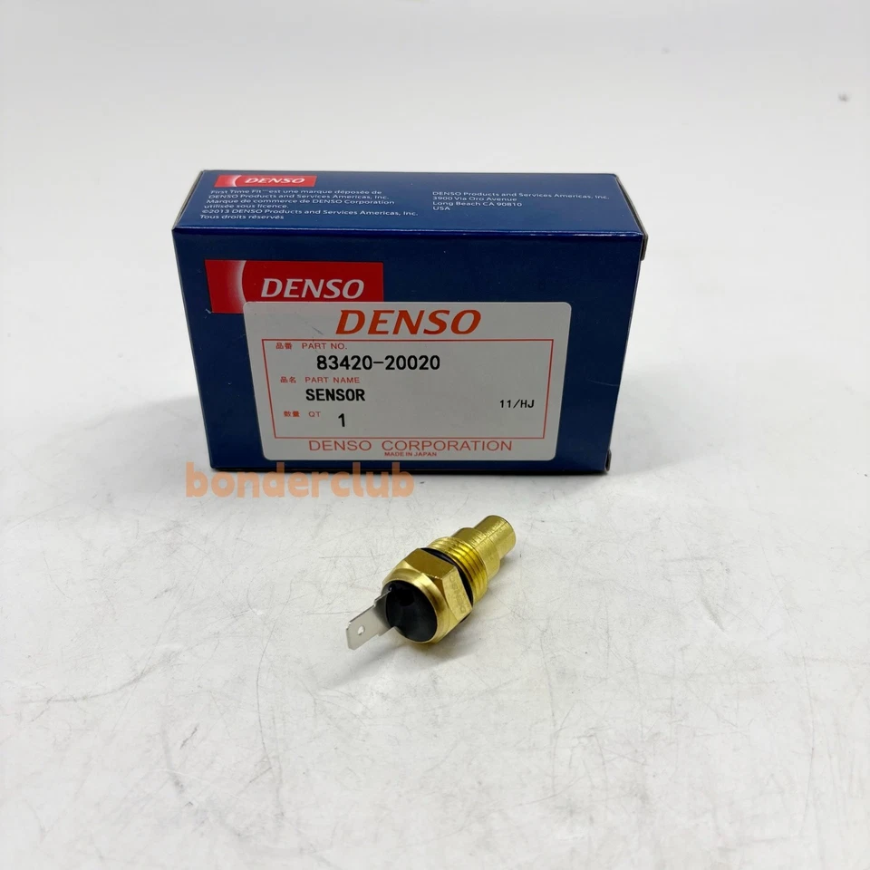 1* DENSO For Toyota Durable 83420-20020 Single Coolant Temperature Sensor Custom Foto 2 de 4