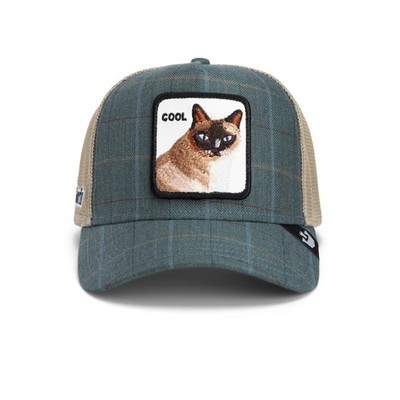 Goorin Bros. Moon Cat Trucker Cap Luxury Moon Basecap Meshcap Kappe Katze Patch