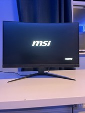 MSI Optix G24C6 24” 144Hz Gaming Monitor – Works Perfectly + Cables