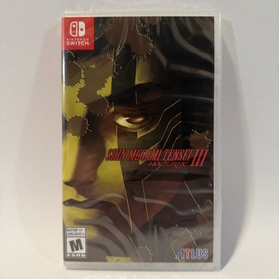 Shin Megami Tensei III Nocturne HD Remaster Switch RPG Video Game Sealed New