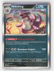 Nidoking - 034/165 Holo Rare - Scarlet & Violet 151