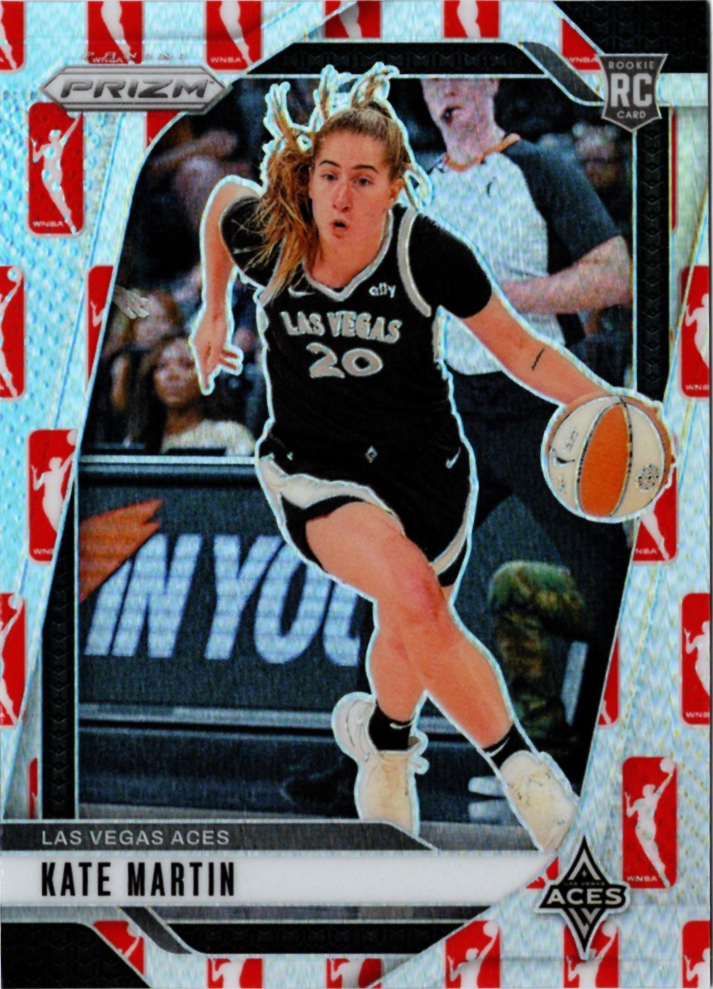 Kate Martin 2024 Panini WNBA Prizm WNBA Logo #126 RC