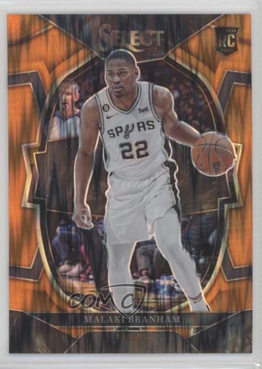 2022-23 Panini Select Concourse Orange Flash Prizm Malaki Branham #95 1o8k